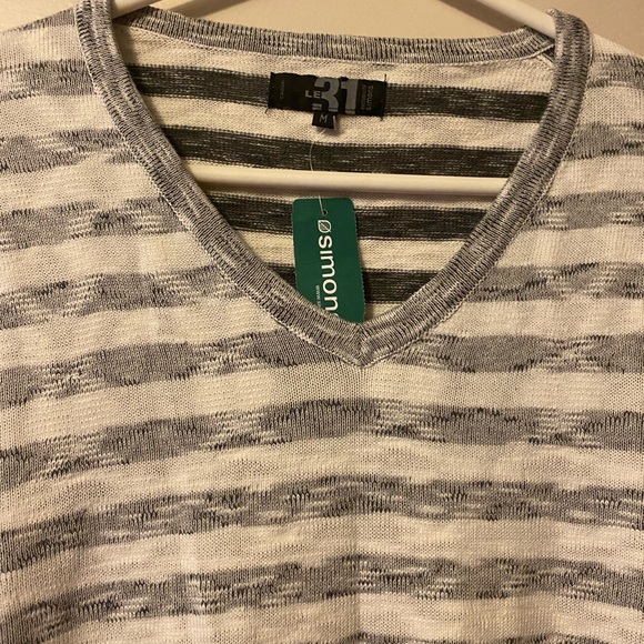 BNT Simons Men’s size medium striped sweater - Picture 3 of 4